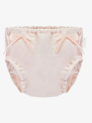 bloomersy, majteczki na pieluchę - różowe