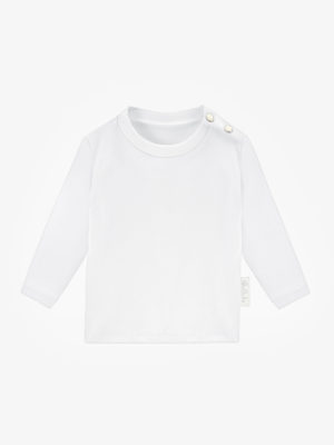 long sleeve basic wear - biały