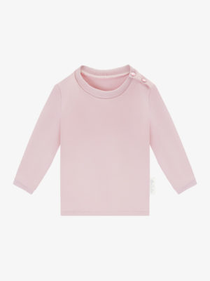 long sleeve basic wear - różowy